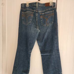 CALVIN KLEIN Women's Jeans Dark Wash Bootcut Size 10